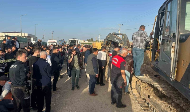 Ceylanpınar'da göçük altında kalan işçileri kurtarma çalışmaları sürüyor