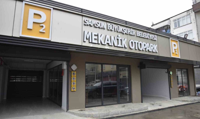 Çiftlik-1 Mekanik Otoparkı hizmete başladı