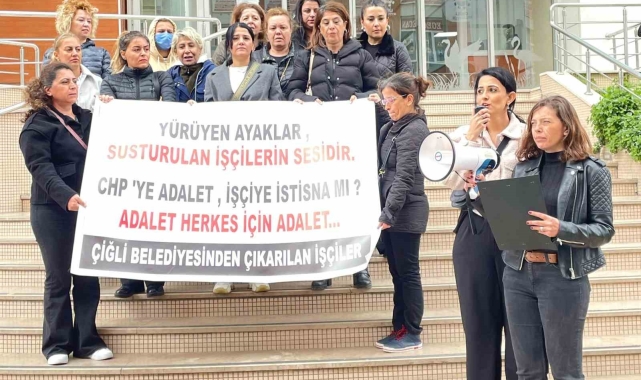 Çiğli Belediyesinde işten çıkarılan işçiler Ankara'ya yürüyecek