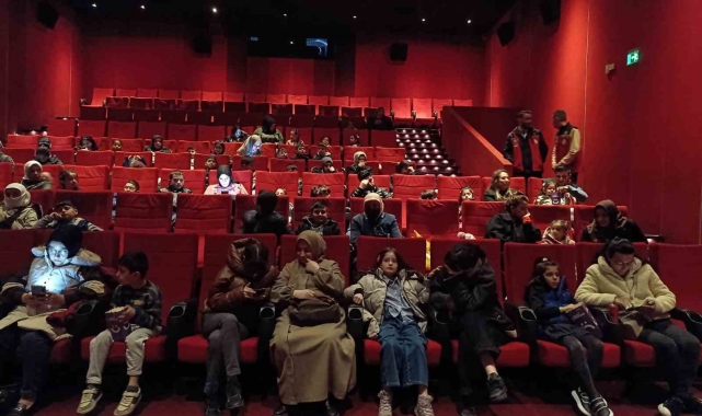 Çocuklar renkli bir etkinlikte buluştu