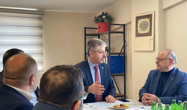 Çopuroğlu, OSB'deki firma sahipleriyle bir araya geldi