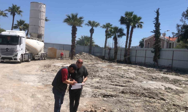 Datça'daki okulun inşaat çalışmaları başladı