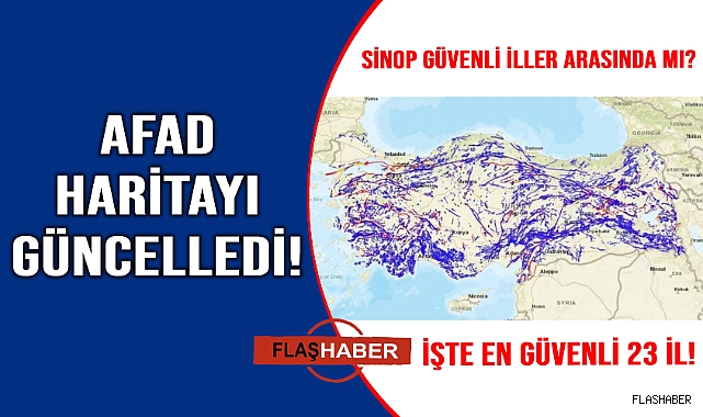 Deprem risk haritası güncellendi!