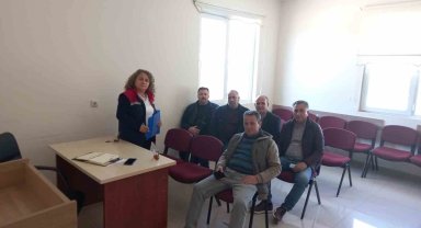 Didim'de muhtarlara 'Zeytinde İyi Tarım Uygulamaları Projesi' tanıtıldı