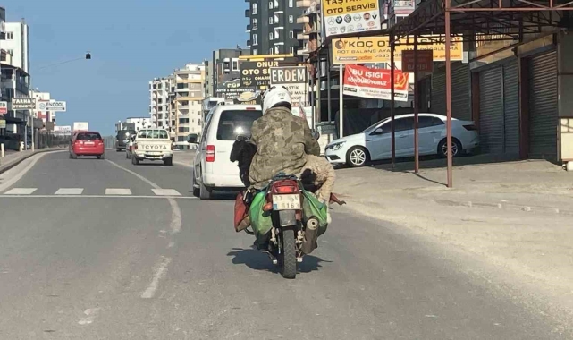 Dikkat: Motosiklette koç var