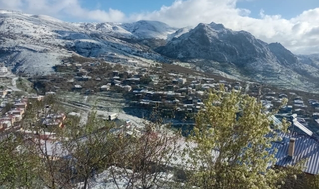 Dutun merkezini don vurdu