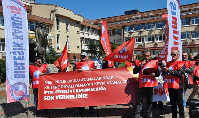 Eğitim-İş Sinop Şubesi’nden MEB’e eğitimde şeffaflık çağrısı