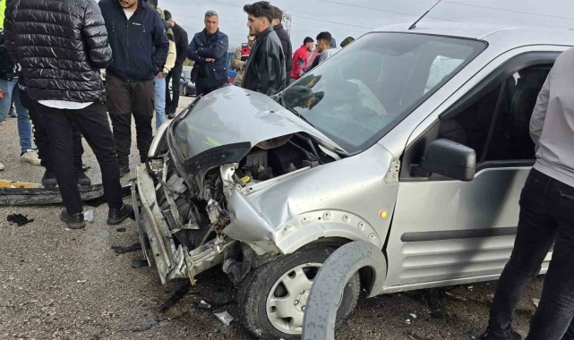 Elazığ'da trafik kazası: 2 yaralı