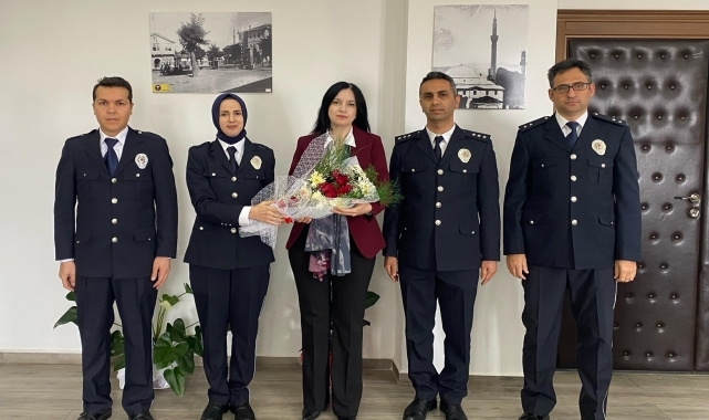 Emniyet personelinden, Hamamözü Kaymakamı Erdoğan'a ziyaret