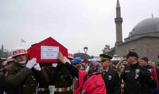 Erzurum şehidini uğurladı