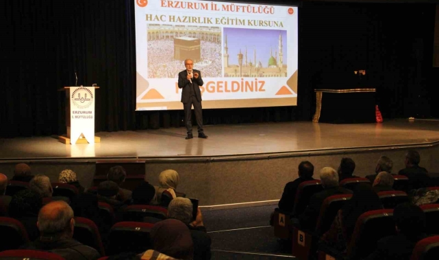 Erzurum'da hac seminerleri başladı