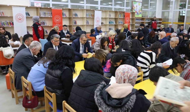 Erzurum'da "Kahraman ailemle kitap okuyorum" programı