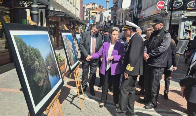 Fotoğraf sergisinde Vali Arslan'a yanardağ sürprizi