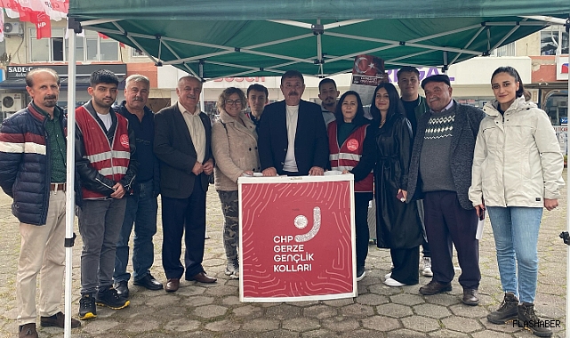 Gerze'de Ekrem İmamoğlu'na destek için imza kampanyası düzenlendi