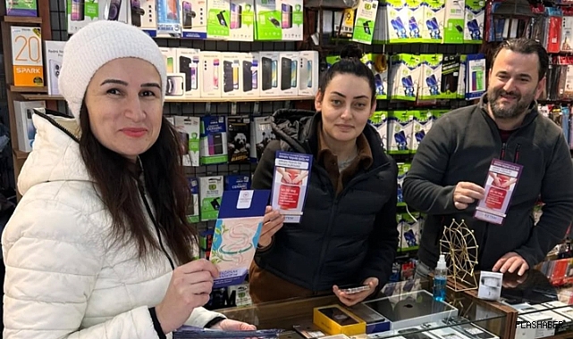Gerze esnafına kanser farkındalığı ziyareti