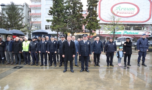 Giresun'un ilçelerinde Türk Polis Teşkilatı'nın 180. kuruluş yıl dönümü kutlandı