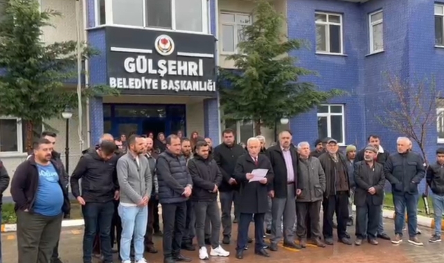 Gülşehri Belediyesi'nde 8 işçinin işten çıkartılması tepkilere neden oldu