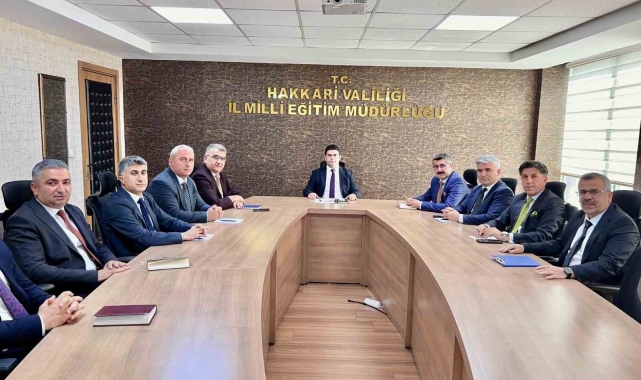 Hakkari'de okulların genel durumu değerlendirildi