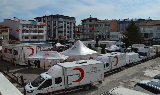 Havza'da 210 ünite kan bağışı gerçekleştirildi