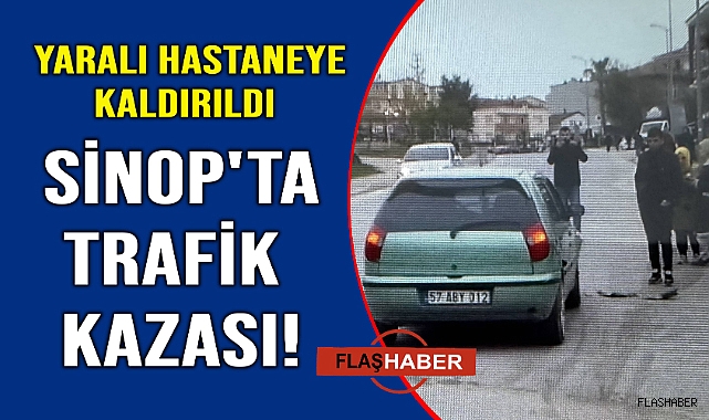 İki otomobil çarpıştı: 1 yaralı