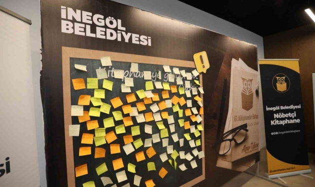 İnegöl Belediyesi nöbetçi kitaphanelerin ödüllerini aldı