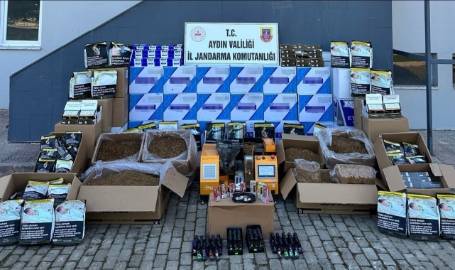 Jandarma ekipleri 1 milyon 135 bin makaron ele geçirdi