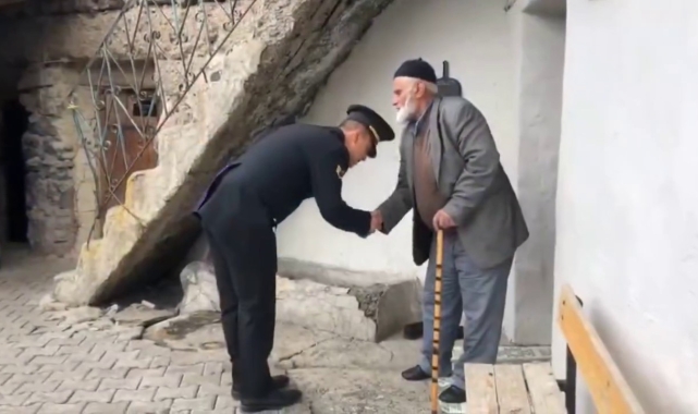Jandarmadan saygı ve vefa ziyaretleri