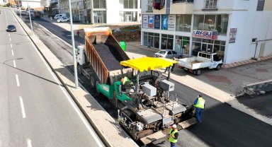 Kahramanmaraş'ta asfalt çalışmaları