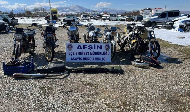 Kahramanmaraş'ta motosiklet hırsızlığı