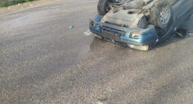 Kastamonu'da otomobil takla attı: 1 yaralı