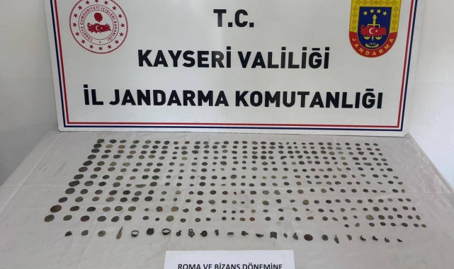 Kayseri'de tarihi eser operasyonu
