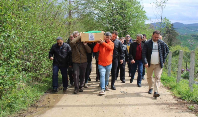 Kazada vefat eden aynı aileden üç kişi toprağa verildi