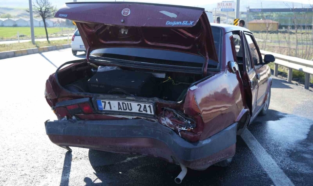 Kırıkkale'de zincirleme kaza: 4 yaralı
