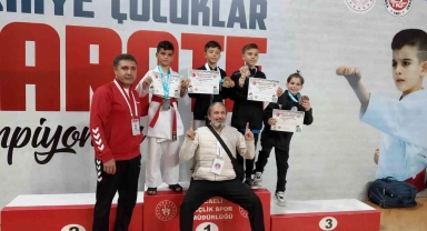 Körfezli 2 minik karateci Balkan şampiyonasına vize aldı
