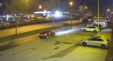 Korkunç ölüm kamerada