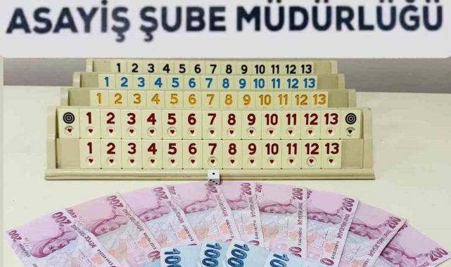 Kumar oynayan 5 kişi yakalandı