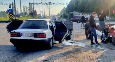 Kütahya'da iki otomobil çarpıştı: 7 yaralı