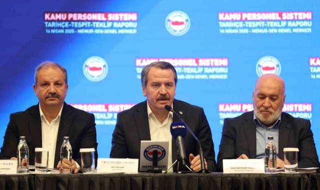 Memur-Sen "Kamu Personel Sistemi Raporu" sonuçlarını kamuoyuyla paylaştı