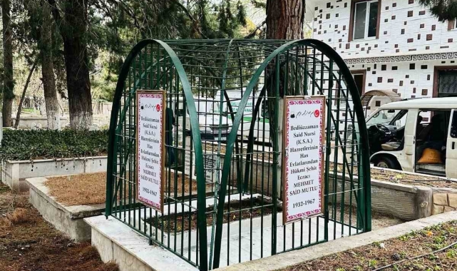 Merhum Mehmet Said Mutlu'nun kabri bakım ve tadilattan geçirildi