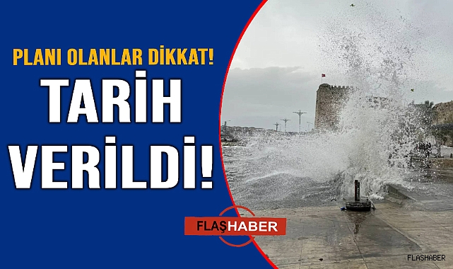 Meteoroloji'den Sinop için fırtına uyarısı!