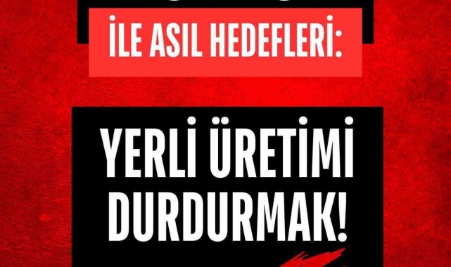 Milli Eğitim Bakanı Tekin: &quot;Yerli markalara &#039;boykot&#039; uygulamanın ülkemize zarar vereceği açıktır&quot;