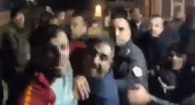 Öğrenciler ile taksicilerin kavgası yurtta son buldu; o anlar kamerada