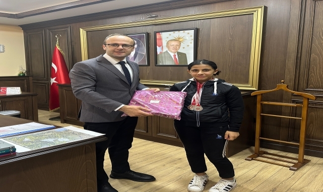 Özel sporculardan Dereli Kaymakamı Azman'a ziyaret