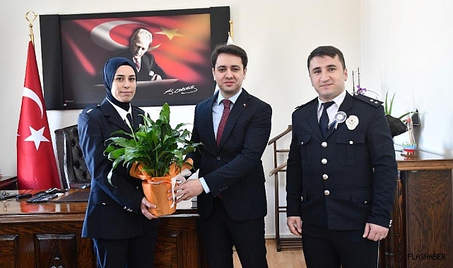 Polisten Kaymakam Kahraman'a ziyaret