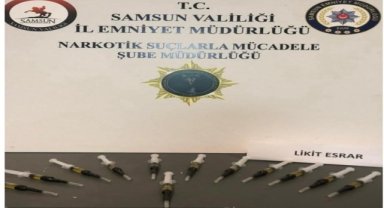 Samsun'da düzenlenen uyuşturucu operasyonunda 6 zanlı yakalandı