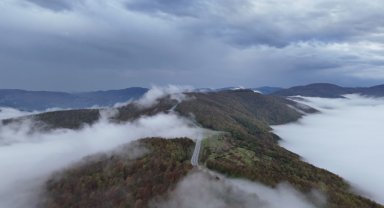 Samsun'da sis etkili oldu