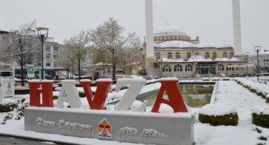 Samsun'un yüksek kesimlerinde kar etkili oluyor