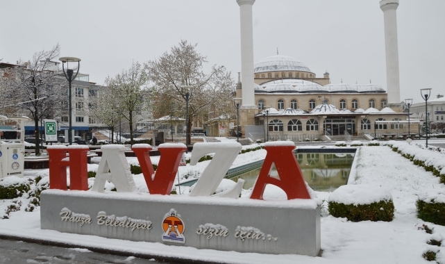Samsun'un yüksek kesimlerinde kar etkili oluyor