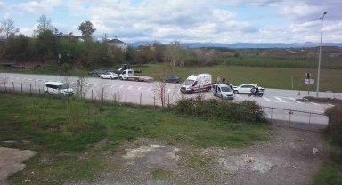 Samsun'da otomobiller çarpıştı: 1 yaralı