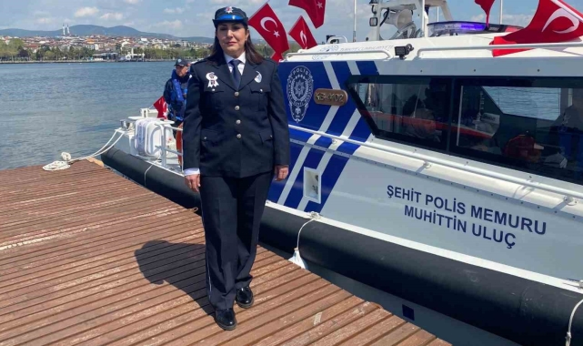 Şehit babasının ismini taşıyan botta görev yapacak
